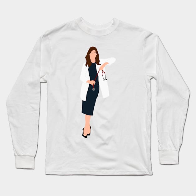 Addison Drawing Long Sleeve T-Shirt by GrellenDraws